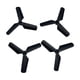 thumbnail image 3 of Hélices RC 4 Uds., ligeras, fáciles de instalar, duraderas, 3 para x72S, espuma Quadcopter, planeador, accesorios de repuesto para aviones, 3 of 9