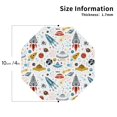 thumbnail image 2 of Kdxio Cartoon Space Funny Coasters,4 Pcs Leather Coasters,Housewarming Gifts,Protect Furniture from Water Marks Scratch and Damage, 2 of 6