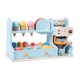 thumbnail image 3 of Juguete de helado de madera, juego de cocina, tienda, juego de simulación, juguetes de comida, mostrador de helado 3 en 1 para niñas y niños, mayores azul, 3 of 9