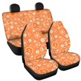 thumbnail image 6 of Uourmeti Orange Drinks Car Seat Covers Full Set Car Front & Rear Seat Covers, Anti-Slip Compatible with Cars Trucks, 6 of 6