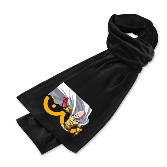 Bufanda Pashmina Shawl, cálida para invierno, peluda, de One Punch Man, anime