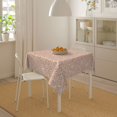 thumbnail image 4 of Zufioo Beige Sparkling Glitter Print Square Decorative Tablecloth, Wrinkle-resistant, Waterproof and Oil-resistant Tablecloth Coffee Table Cloth, Suitable for Restaurants-54"x54", 4 of 8