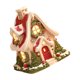 thumbnail image 1 of Estatua de casa de nieve navideña, quemador de , escultura decorativa para decoración del hogar, adorno navideño para escritorio, estantería,, 1 of 8