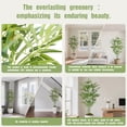 thumbnail image 6 of OLIVIVI Faux Bamboo Tree 4FT Tall Artificial Silk Plant for Home Office Decor Indoor Outdoor Fake Lifelike Potted Tree with Wood Branches 1 pack, 6 of 10