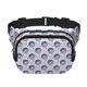 thumbnail image 1 of Balery Donut with the USA Fag Mochila Cinturón para Mujeres y Hombres, Bolsa de Cintura Impermeable de Doble Capa con Correa, 1 of 9