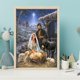 thumbnail image 5 of 5D DIY Diamond Painting Kits Full Square Drill Nativity Mosaic Picture Wall Arts Likrtyny Oficina Multiescena Multifunción, 5 of 9