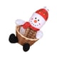 thumbnail image 3 of Injueey Cesta de almacenamiento de dulces de Feliz Navidad, decoración de para el hogar, organizador de muñecos de nieve, cestas, bolsa de regalo Kits de decoración para fiestas pupazzo di neve S Injueey JR1136-02, 3 of 6