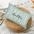 thumbnail image 2 of Hello Pumpkin Fall Decor Lumbar Pillow Covers 12x20 Inch Seasonal Greeting Autumn Pumpkins Farmhouse Decorations Throw Waist Pillow Cases Green Thanksgiving Home Decor Pillowcase, 2 of 6