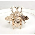 thumbnail image 2 of Fennco Styles Modern Bumblebee Metal Napkin Rings, Set of 4 – Rose Gold Napkin Rings for Home Décor, Dining Table, Family Gathering, Themed Party, Banquet and Special Occasion, 2 of 2
