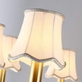 thumbnail image 5 of Kiven Softback Bell Lampshade for chandelier, Faux Silk,Clip-on, 5 of 5