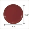 thumbnail image 5 of (3 pack) Mainstays Chiara Stoneware Round Red Dinner Plate,10.5", 5 of 5