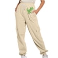 thumbnail image 2 of Women's Athletic Running Pants With Pocket Elastic Waist for Workout Summer Fall​​, 2 of 8