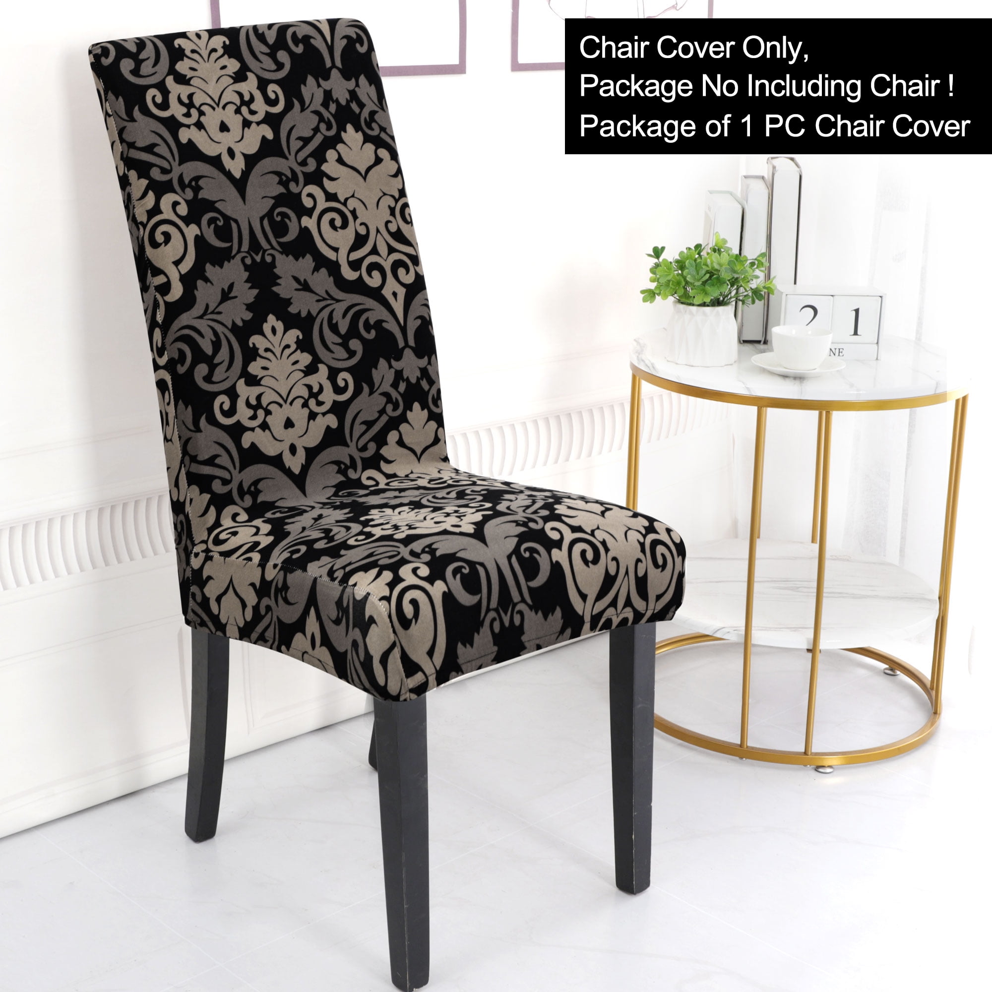 Gold dining room online chair covers