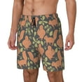 thumbnail image 2 of Uemuo Squirrel And Nuts Pattern Mens Swim Trunks Quick Dry Board Shorts with Mesh Lining, Stretch Beach Shorts Quick Dry No-Chafing Board Shorts-X-Large, 2 of 9