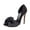 Black, variant on XYD Women Classic Pointed Closed Toe Pumps Oversized Satin Bowknot D'Orsay Stiletto High Heels Dress Bridal Shoes Size 7 Black