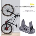 thumbnail image 3 of WWS-Bike Rack Garage Wall Mount, Bike Rack with Stopper, Indoor Vertical Bike Hook for Garage Easy Access and Space Saving, 3 of 4