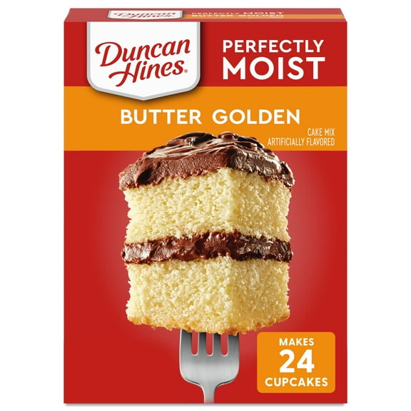 Duncan Hines Perfectly Moist Butter Golden Cake Mix, 15.25 oz