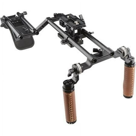 UPC: 0711202829848 | DSLR Shoulder Mount Rig Dual Handgrip Support Kit