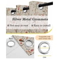 thumbnail image 6 of Flowers Birds Blackout Curtains 84 Inches Long for Bedroom, Country Retro Botanical Floral Branches Thermal Insulated Room Darkening Black Out Window Curtain Panels Grommet Drapes for Living Room, 6 of 8