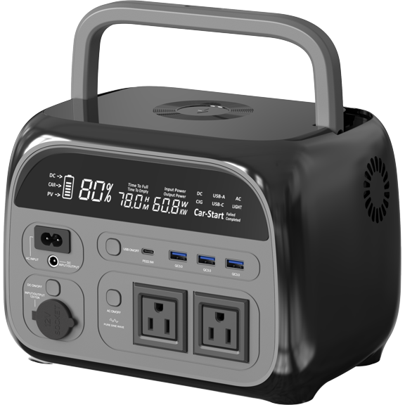Portable Power Station 345Wh LiFePO4 Battery Backup 500W (600W Peak) - Ultimate Outdoor Power Solution for Camping, Emergencies, and Mobile Work (AP400)