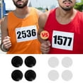 thumbnail image 4 of NIBOLOG 4 Pair Magnetic Buckle Without Safety Pin Fix Running Number Race Bib Magnetic Holder Field Events Accessories, 4 of 8
