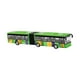 thumbnail image 2 of Autobús de aleación con retroceso, juguete de autobús articulado de dos piezas, juguete de autobús de aleación fundida a presión para verde, 2 of 9