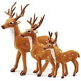 thumbnail image 2 of Christmas Dorbin The Deer - 9.8 Inch Stuffed Animal Plush - by Tiger Tale Toys, 2 of 8