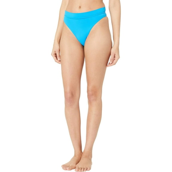 Seafolly Women's Standard Hi Rise Bikini Bottom Swimsuit, Active Electric Blue, 6 US