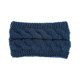 thumbnail image 5 of Jumpingount Diadema de invierno para mujer Orejeras elásticas de ganchillo para mujer Azul marino Armada 2Conjunto, 5 of 6