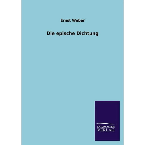 Die Epische Dichtung (Paperback)