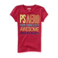 thumbnail image 1 of Camiseta con adornos impresionantes para niñas de Aeropostale, rosa, M (10), 1 of 1