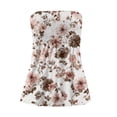 thumbnail image 3 of Women s Strapless Floral Print Tube Top Casual Loose Fit Sleeveless Blouse Multiple Vibrant Pattern Options Soft Lightweight Fabric Comfortable Summer Daily Bohemian Top, 3 of 6