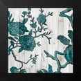 thumbnail image 2 of McCavitt, Naomi 15x15 Black Modern Framed Museum Art Print Titled - Terra Verde Chinoiserie II, 2 of 5