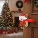 thumbnail image 5 of Adornos navideños, adornos navideños, dibujos animados de decoración navideña, Papá Noel con campanas, guantes para manija de puerta, manija de habitación, cubierta protectora para evitar colisiones,, 5 of 6