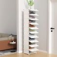 thumbnail image 2 of 10-Tier Shoe Rack Organizer for Closet - Narrow Storage Cabinet for Entryway, Bedroom & Hallway, 2 of 8
