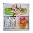 thumbnail image 2 of Stephan Baby Swirly Flower Collection 3 Piece Baby Girl Gift Set Ages 0-6 Months, 2 of 3