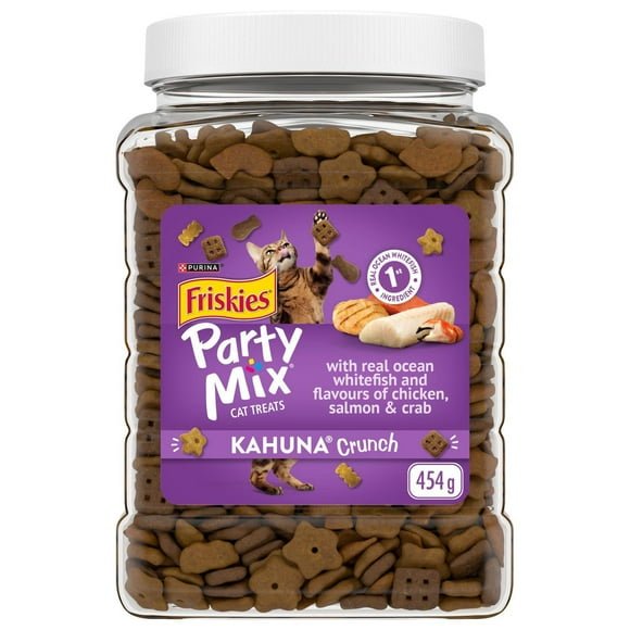 Friskies Party Mix Kahuna Crunch, Cat Treats 454g, 454 g