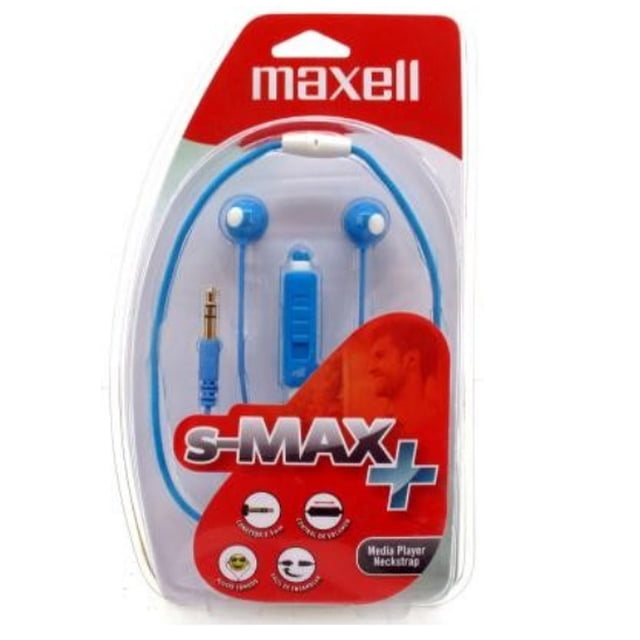 Audífonos alámbricos Maxell intrauriculares con micrófono