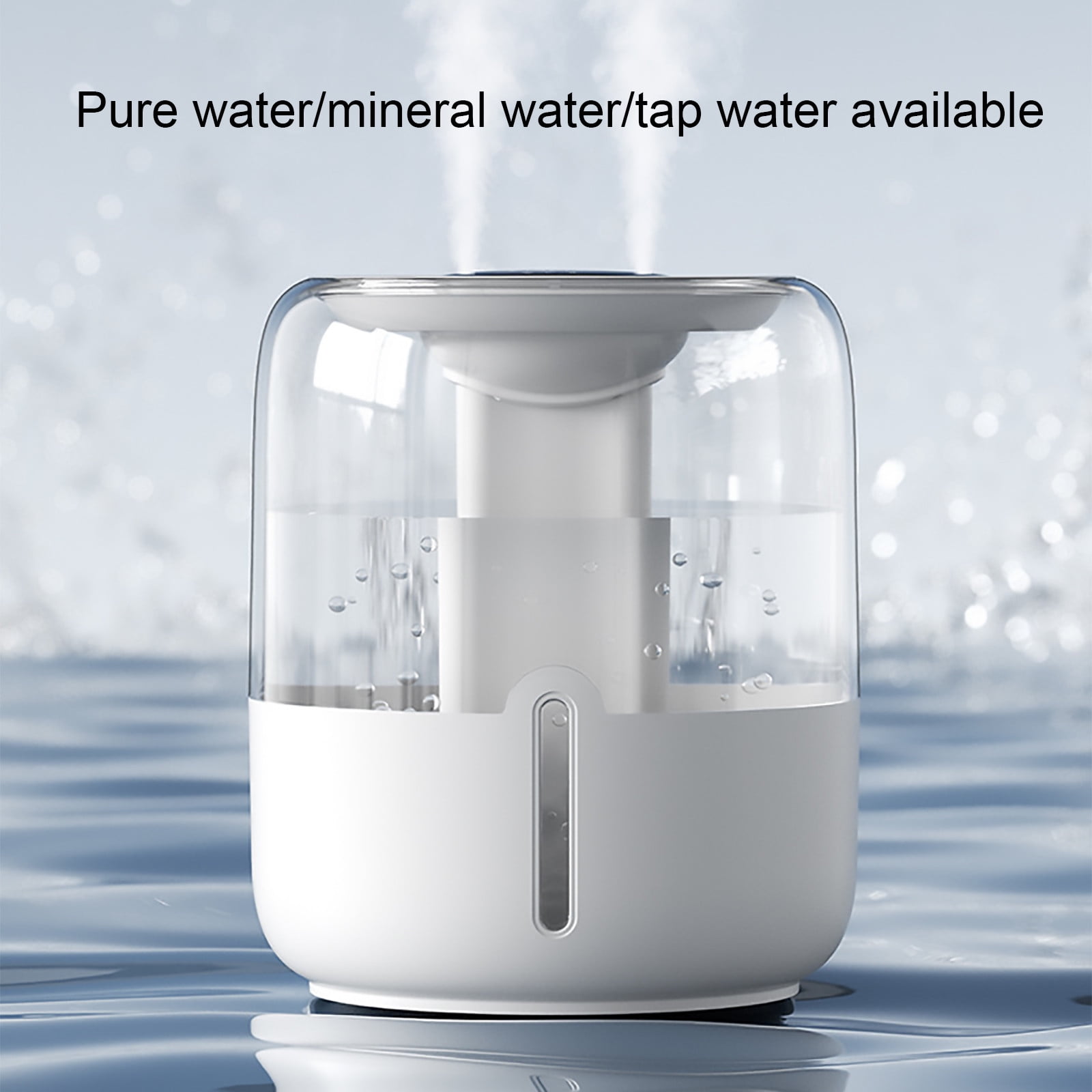 Miogawg Humidifiers For Bedroom, Large Capacity Double Spray Humidifier, Easy To Fill & Clean, Quiet Cool Mist Air Humidifier For Home Baby Nursery & Plants, Night Light Humidifier
