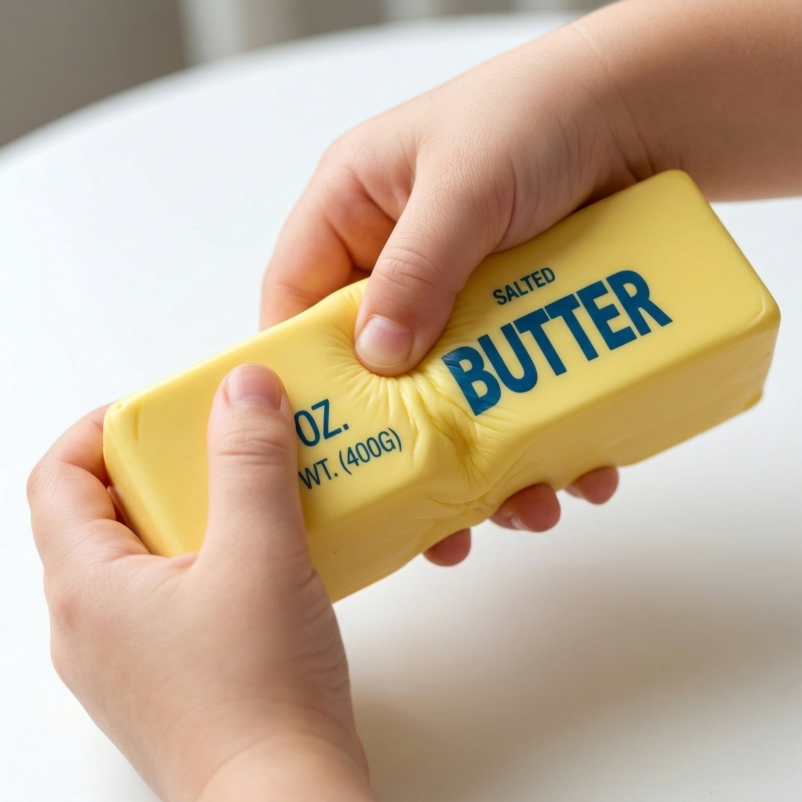 14oz Big Butter Squishy with Box – Ultra-Soft Slow Rise Jumbo Squeeze Butter Stick Squishy , Food Fidget Toy for Stress Relief & Anxiety Relaxation 2026