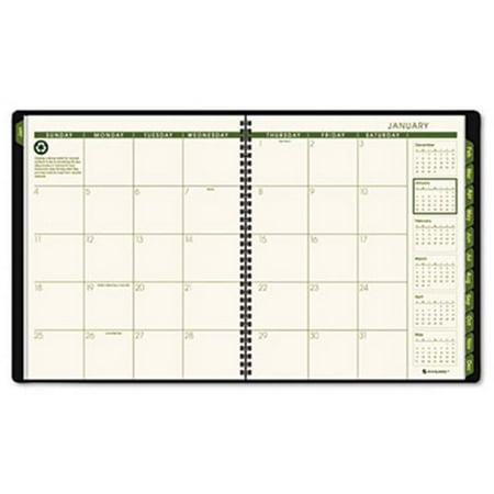 At-A-Glance 70260G60 Recycled Monthly Professional Planner 13 Months (Jan-Jan) Green Cover