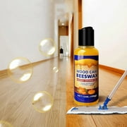 Wood Care Beeswax Polish for Furniture - Natural Wax Restoring Shine 120ML