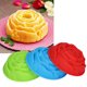 thumbnail image 5 of Juego de 3 piezas para hornear de forma creativa y delicias para fiestas, moldes de silicona para pasteles con diseño floral antiadherentes y de fácil liberación, 5 of 8