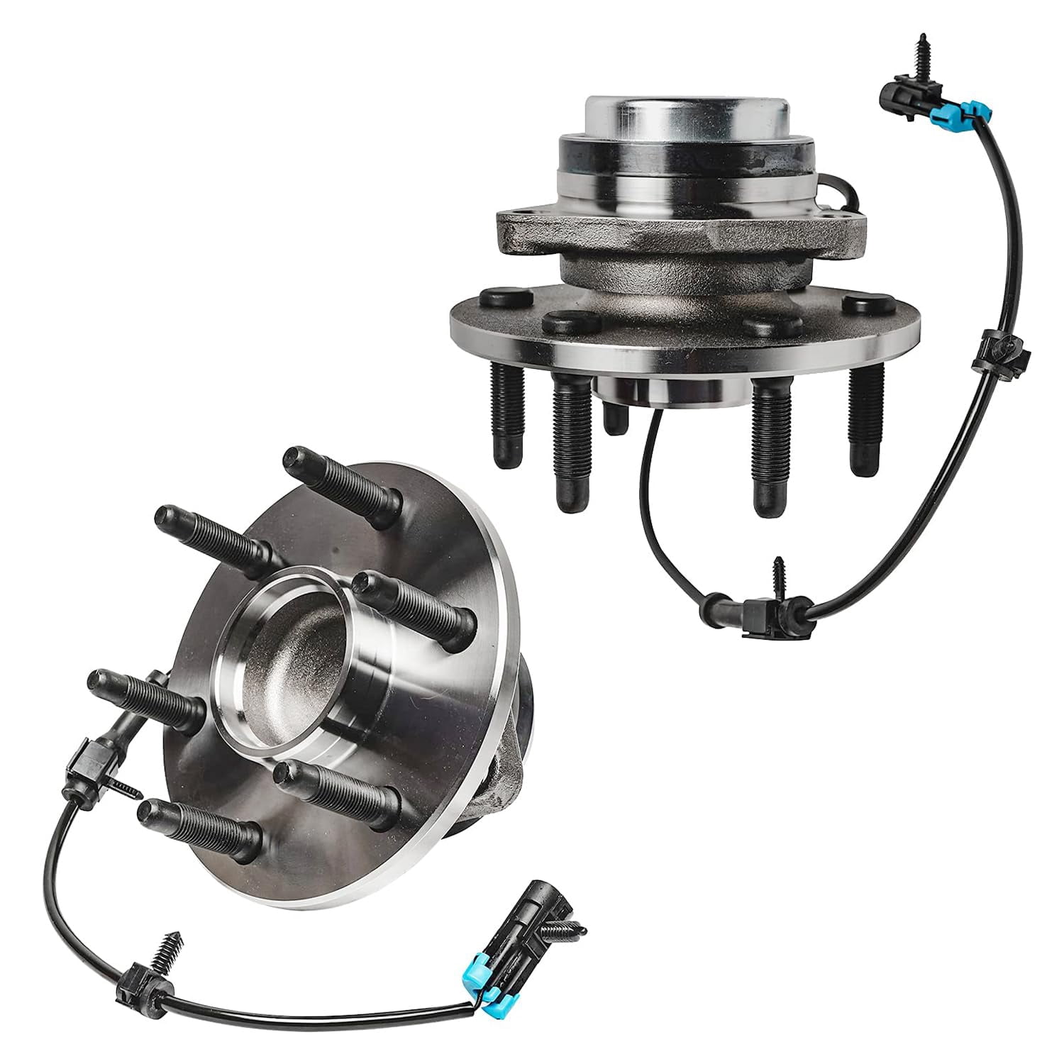 Detroit Axle - 11pc Front End Suspension Kit Rack & Pinion for 1999-2006 Chevy Silverado GMC Sierra 1500, Rack & Pinion Wheel Bearing Hubs Upper Control Arms Sway Bars Tie Rods Ball Joints