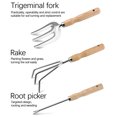 thumbnail image 5 of Stainless Steel Garden Shovel with Wooden Handle | Rust-Resistant Planting Tool for Vegetables, Flowers & Weeds | 1-Pack Household Gardening Tool, 5 of 7