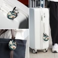 thumbnail image 6 of Swan 2pcs PU Leather Round Bag Tags Suitcase Handbag Tags with Privacy Cover and Name ID Tag for Travel Luggage, Handbags, Backpacks, School Bags, 6 of 6