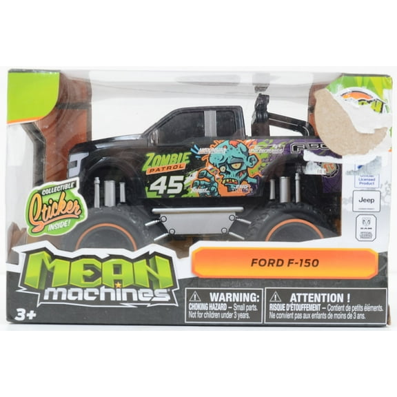 Mean Machines Ford F-150 Thunder Push & Go Friction Power Toy Truck 1/32 Scale