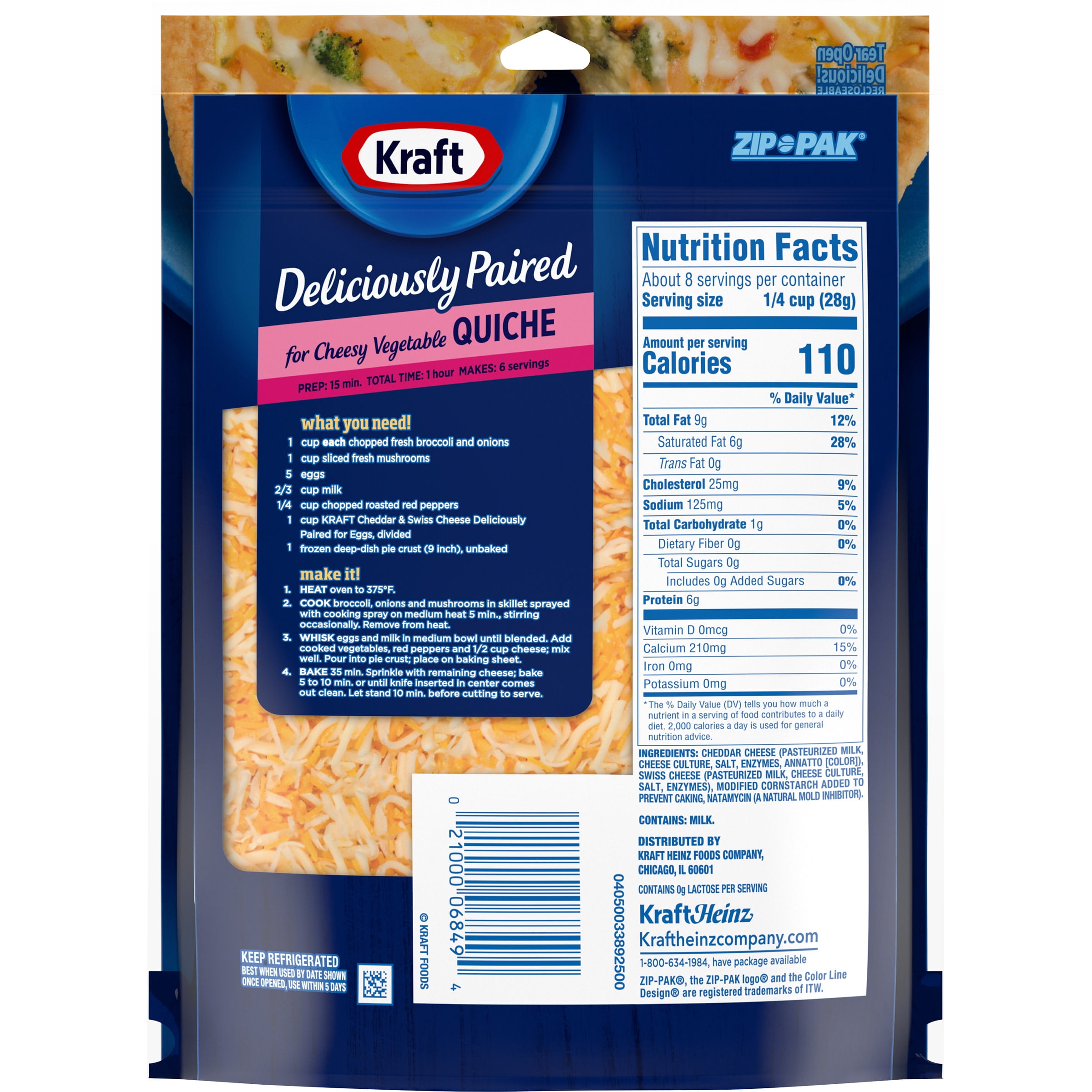 Kraft Shredded Swiss Cheese