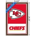 thumbnail image 3 of NFL Kansas City Chiefs - Logo 21 Wall Poster, 14.725" x 22.375", Framed, 3 of 3