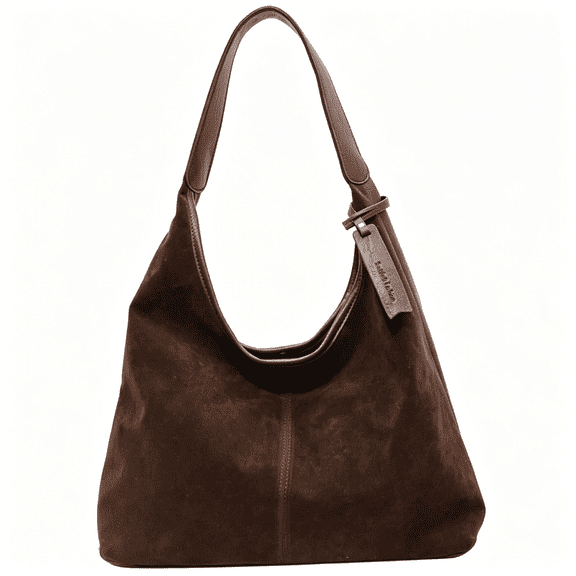 AOMRCOL Slouchy Suede Shoulder Bag for Women Stylish Underarm Tote Soft Leather Casual Crossbody Handbag Travel Winter Fall
